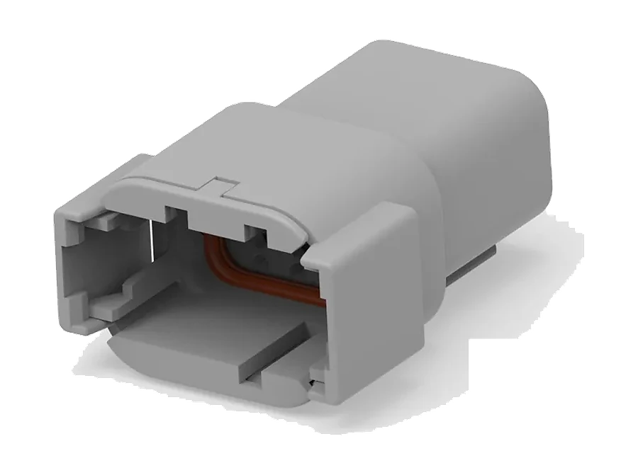 DTM04-08PA — DEUTSCH DTM 8-way Receptacle (pins)