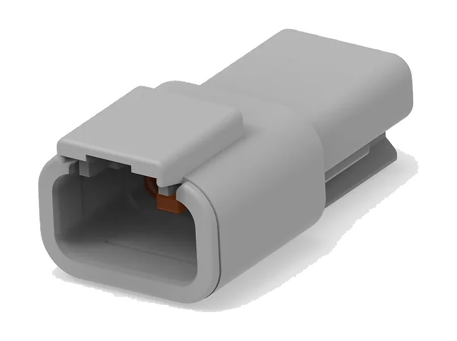 DTM04-3P — DEUTSCH DTM 3-way Receptacle (pins)