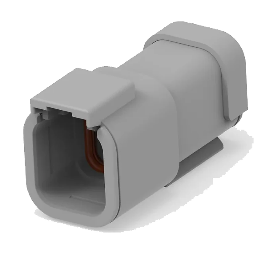 DTM04-6P — DEUTSCH DTM 6-way Receptacle (pins)