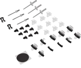 clips interieurbekleding