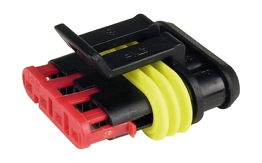 4-pole DIN/ISO 40050 connector housing