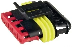 5-pole DIN/ISO 40050 connector housing