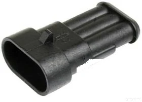 3-pole DIN/ISO 40050 connector housing