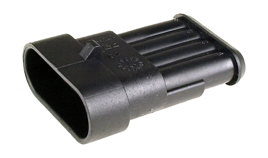 4-pole DIN/ISO 40050 connector housing