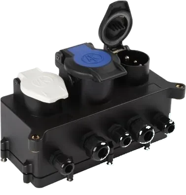 7-polig 24V DIN/ISO 1185 N-Typ Adaptersteckdose