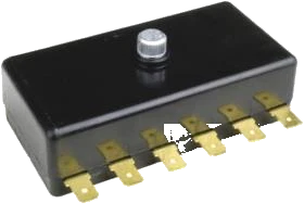 6-polig DIN/ISO 72581 zekeringskast