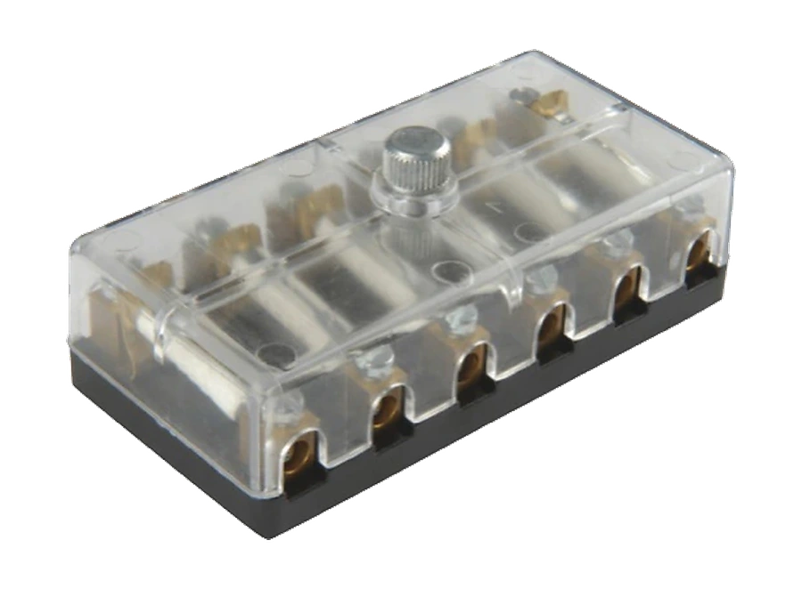 6-pole DIN/ISO 72581 fuse box