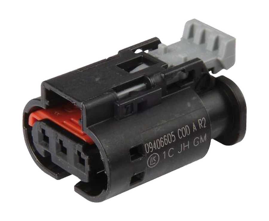 3-pole connector housing