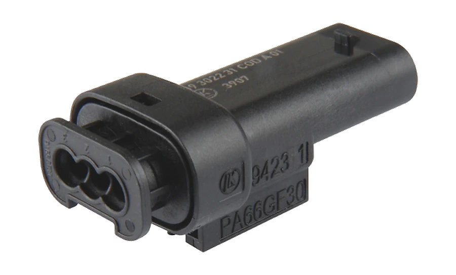 3-pole connector housing