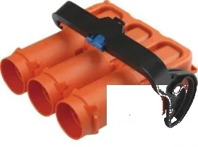 3-pole connector housing