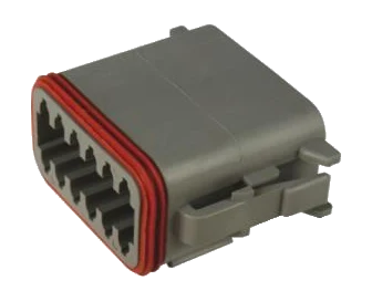 12-pole connector housing