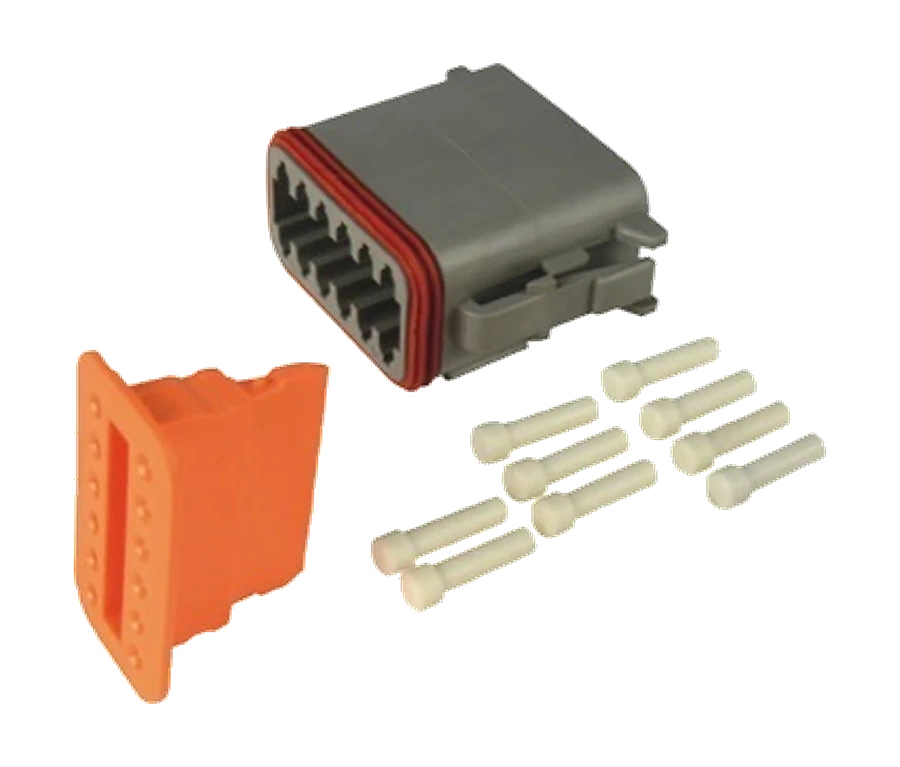 12-pole connector housing set