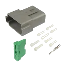 12-pole connector housing set