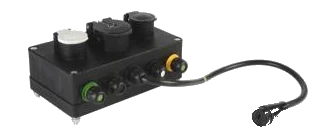 7-pole DIN/ISO 1185 N-Typ adapter socket · 600 mm