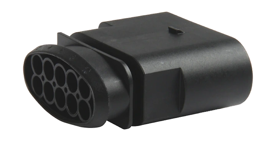 10-pole connector housing