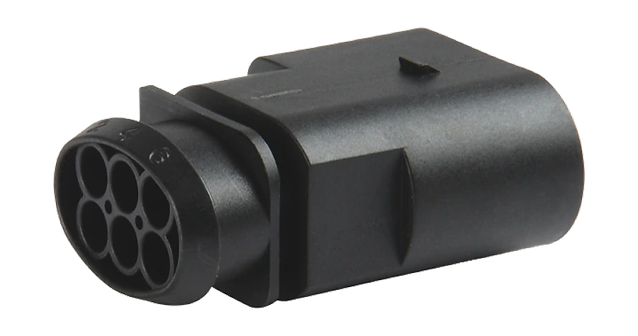 6-pole connector housing