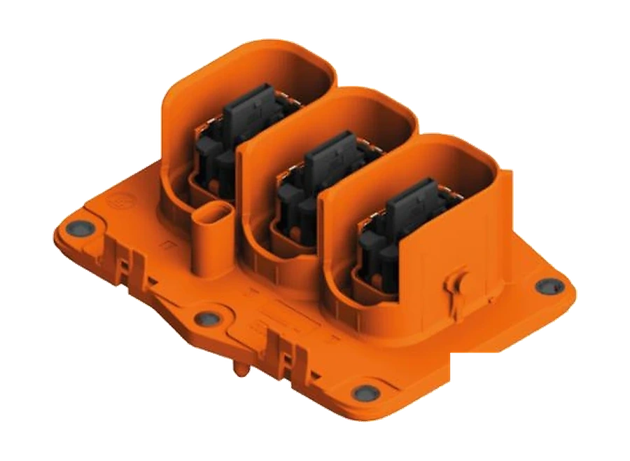 3-pole connector housing