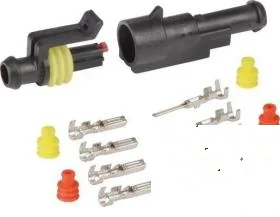 1-pole 24V DIN/ISO 40050 connector housing set