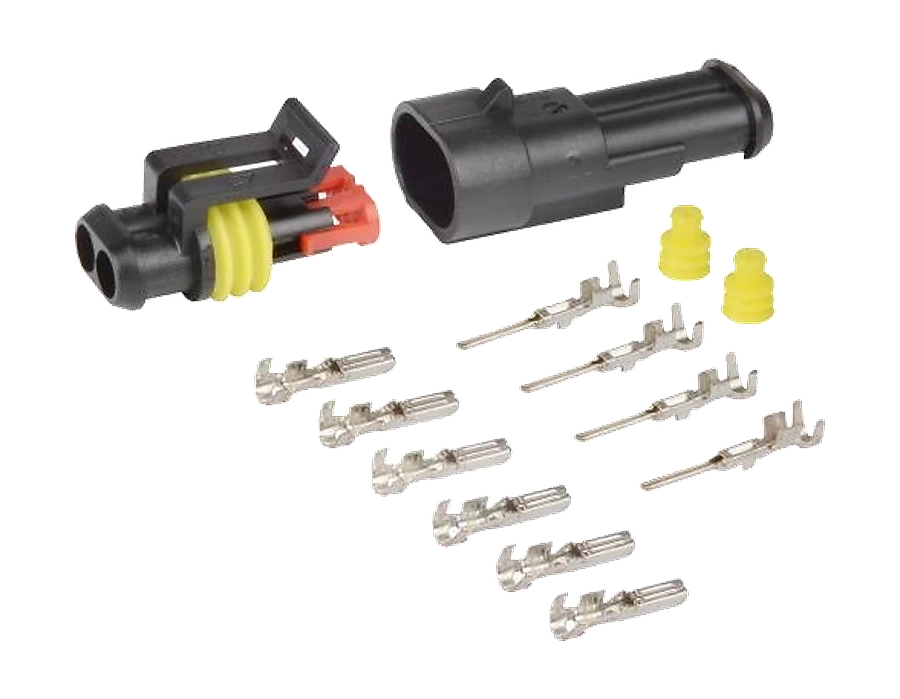 2-pole 24V DIN/ISO 40050 connector housing set