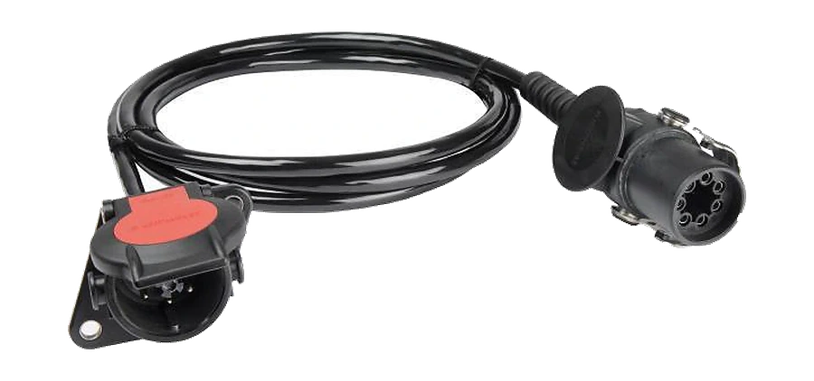 7 pôles 24V DIN/ISO 7638-1 rallonge prise remorque · 3 m