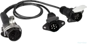 24V DIN/ISO 12098 adapter cable · 1 m