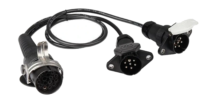 24V DIN/ISO 12098 Adapterkabel · 1 m
