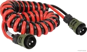 2 pôles câble spiralé 24V (VG 96927-12) · 4 m