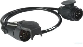 12V Adapterkabel von 13-polig auf 7-polig (1724 N-Typ) · 1 m