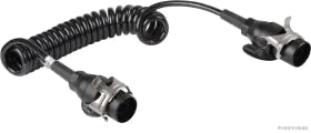 7 pôles câble spiralé 24V ADR (7638-1) · 4 m