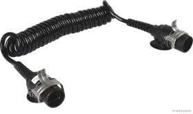 7 pôles câble spiralé 24V ADR (7638-1) · 4 m