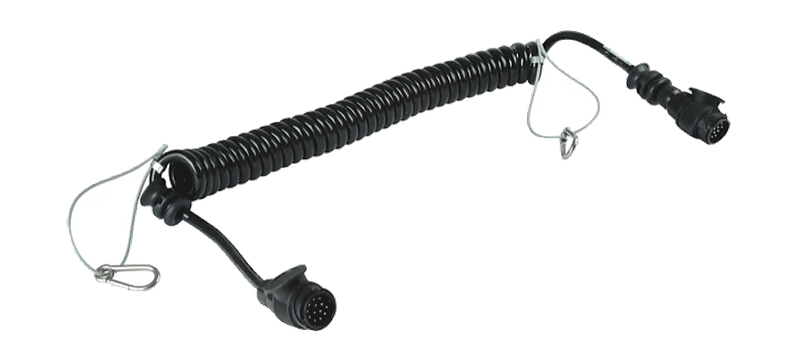 13 pôles câble spiralé 12V (11446) · 4 m