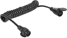 13-poliges 12V Spiralkabel (11446) · 4 m
