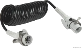 7-poliges 24V Spiralkabel ADR (25981) · 4 m