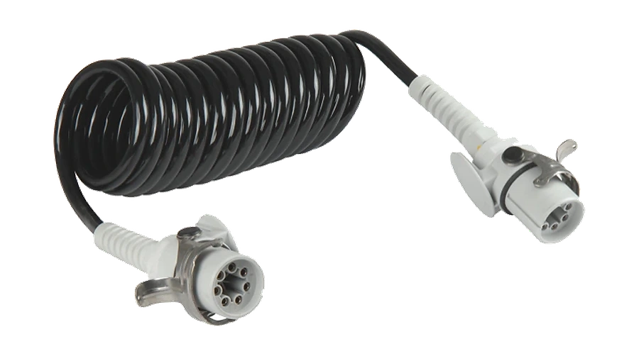 7-polig 24V DIN/ISO 25981 Spiralkabel
