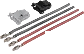 2-polig kabelreparatieset interieurverwarming (motorvoorverwarming) · 150 mm