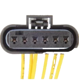 6-pole cable repair kit, gaspedaalsensor