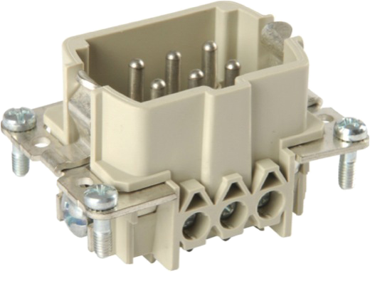 6-pole 500V stekkerinzet, housing