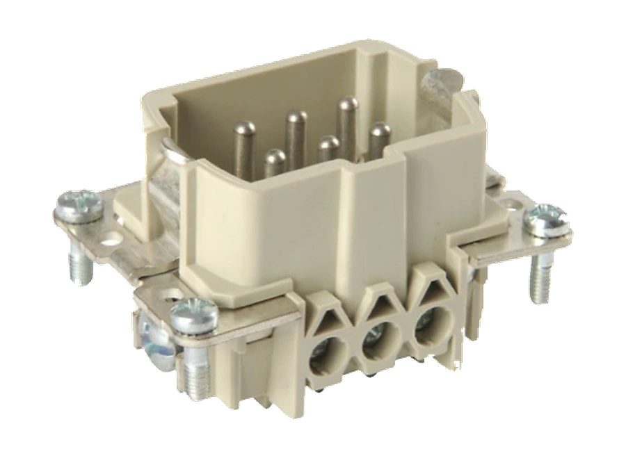 6-pole 500V plug insert housing