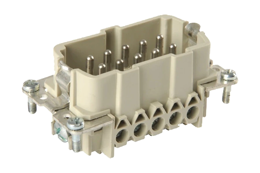 10-pole 500V plug insert housing