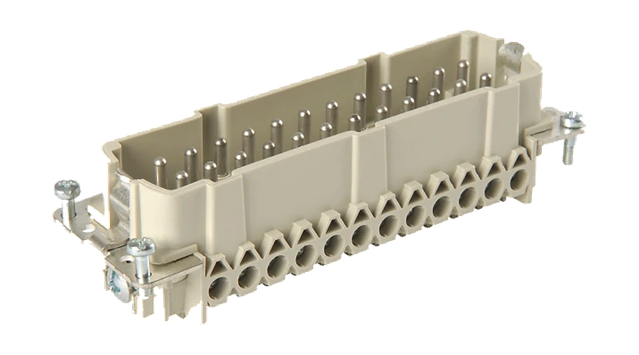 24-pole 500V plug insert housing