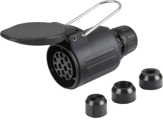 13-pole 12V DIN/ISO 11446 stekkerdoos