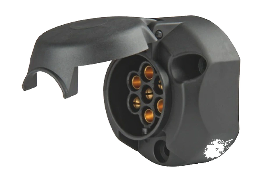 7-pole 12V DIN/ISO 1724 N-Typ socket