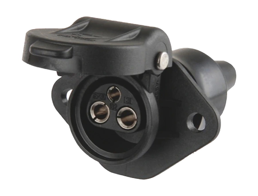 3-polig 6V DIN/ISO 9680 Steckdose