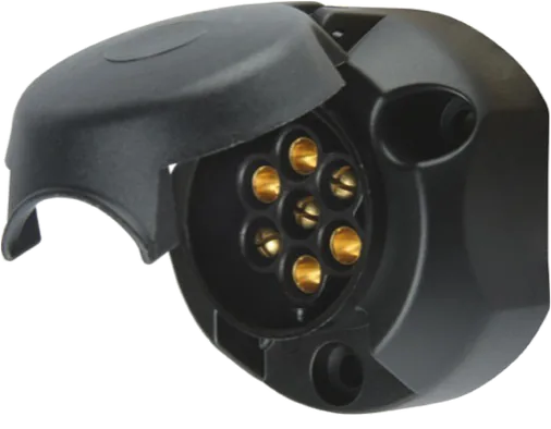7-polig 6V DIN/ISO 1724 N-Typ Steckdose
