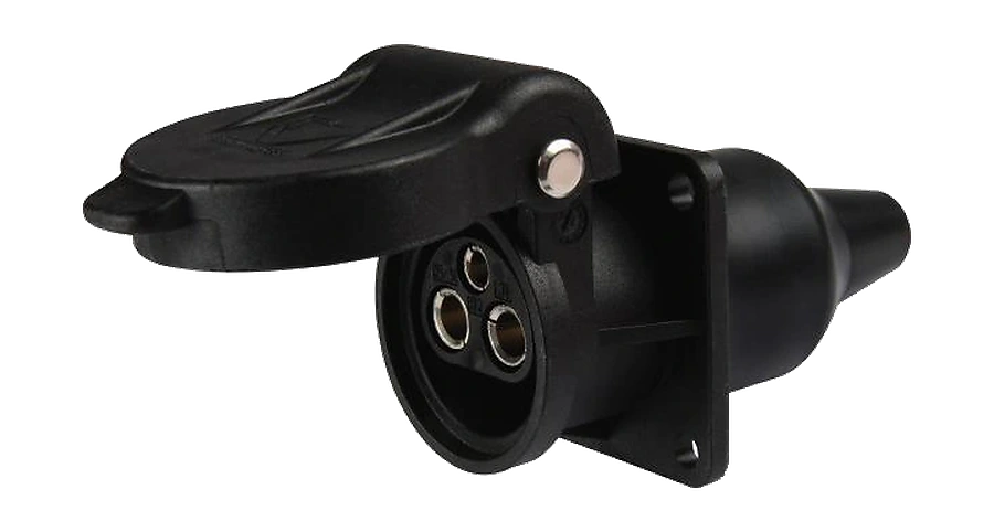3-polig 6V DIN/ISO 9680 Steckdose