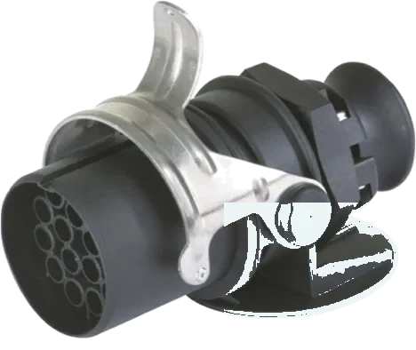 15-polig 24V DIN/ISO 12098 Stecker