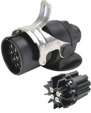 15-pole 24V DIN/ISO 12098 plug