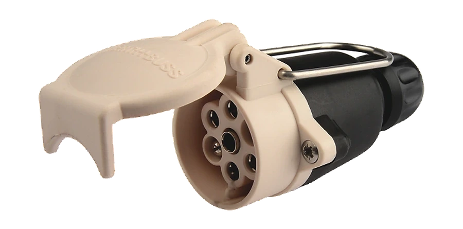 7-polig 6V DIN/ISO 3732 S-Typ Steckdose
