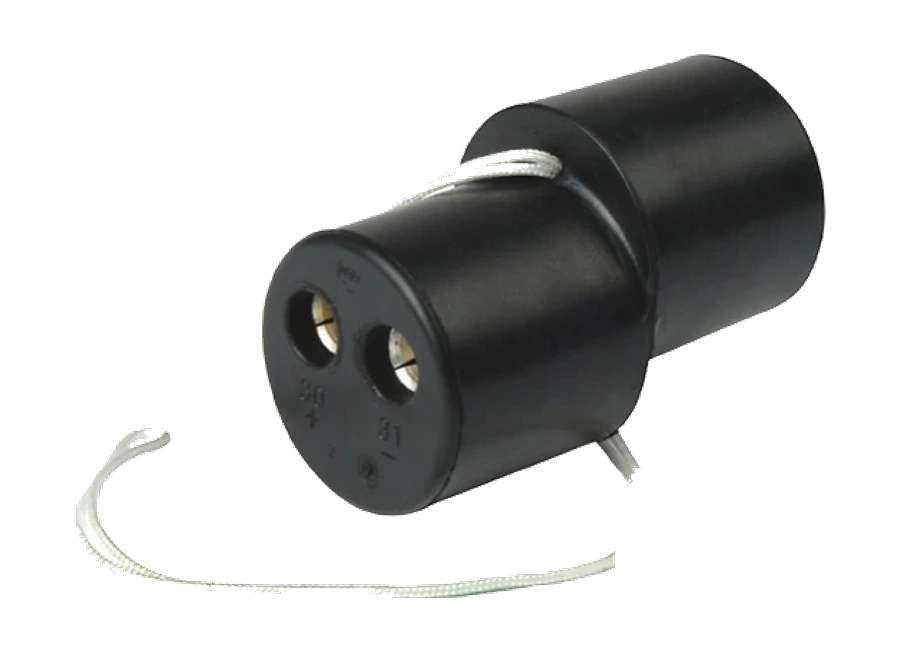 2-pole 24V socket