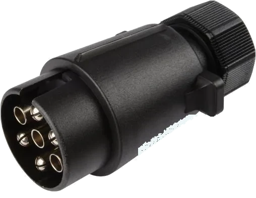 7-polig 6V DIN/ISO 1724 N-Typ Stecker